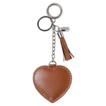 Chaveiro couro amor caramelo Chaveiro couro amor caramelo