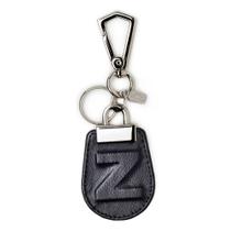 Chaveiro couro cellway letra em relevo preto - z