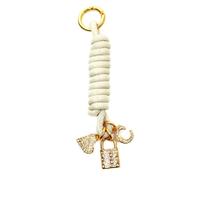 Chaveiro Couro Off White Cecconello Chav01-2