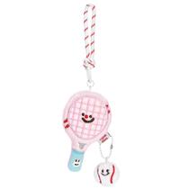 Chaveiro Courti Raquetinha Com Bolinha Rosa Chaveiro Courti Raquetinha Com Bolinha Rosa