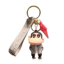 Chaveiro Crayon Shin-chan Cartoon Chaveiro de silicone