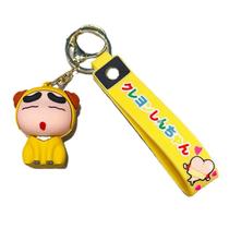 Chaveiro Crayon Shin-chan Shinnosuke Yellow Costume Rubber