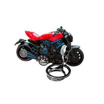 Chaveiro Creative Alloy Retro Motorcycle Police Red Harlequin Chaveiro Creative Alloy Retro Motorcycle Police Red Harlequin