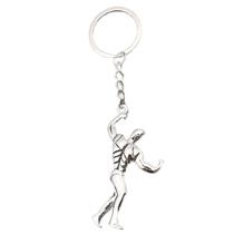 Chaveiro Creative Bodybuilder Silver Tone Zinc Alloy Chaveiro Creative Bodybuilder Silver Tone Zinc Alloy