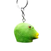 Chaveiro Creative Green Fish Head Design