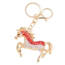 Chaveiro Creative Rhinestone Metal Horse Sparkling Pony Pen Chaveiro Creative Rhinestone Metal Horse Sparkling Pony Pen