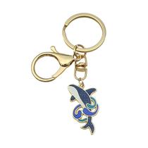 Chaveiro Creative Whale Blue Glitter, acessório com pingente Chaveiro Creative Whale Blue Glitter, acessório com pingente