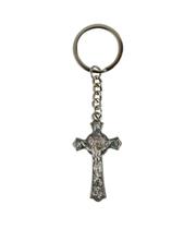 Chaveiro Crucifixo Prateado 5cm Chaveiro Crucifixo Prateado 5cm