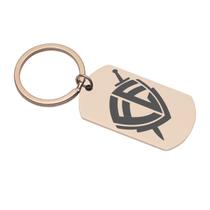 Chaveiro Cruz Da Fé Evangélico Inox Personalizado 4 Cores