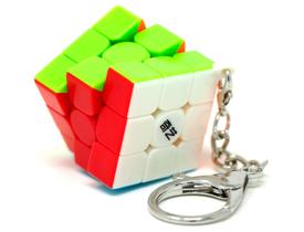 Chaveiro Cubo Mágico Profissional 3x3x3 QiYi Lembrancinha 30mm Stickerless Chaveiro Cubo Mágico Profissional 3x3x3 QiYi Lembrancinha 30mm Stickerless
