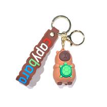 Chaveiro Cute Capybara Cartoon Turtle Chaveiro Chaveiro Cute Capybara Cartoon Turtle Chaveiro