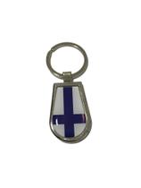 Chaveiro Da Bandeira Da Finlândia Chaveiro Da Bandeira Da Finlândia