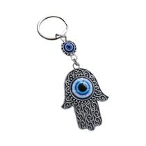 Chaveiro Da Mão Da Sorte Hamsa Para Mulheres E Homens, Anel De Olho Turco Para Bolsas E Carros