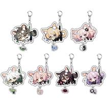 Chaveiro de acrílico Danganronpa Makoto Monokuma