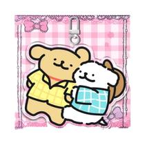 Chaveiro De Acrílico De Cão Maltês 10cm Decoração De Spa Animal Pingente Para Mochila Estudantil