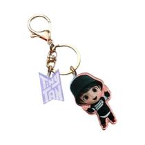Chaveiro De Acrílico De Menino Cartoon Fofo Da Moda Coreana, Pingente De Bolsa, Suporte KPOP,