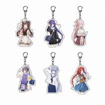 Chaveiro de acrílico Genshin Impact, personagens de anime