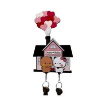 Chaveiro De Acrílico Kawaii Panda Bubu E Dudu, Suporte De Chave De Parede, Charme Para Mochila,