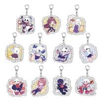 Chaveiro de acrílico Undertale Sans Papyrus Chibi Game Chaveiro Chaveiro de acrílico Undertale Sans Papyrus Chibi Game Chaveiro