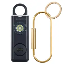 Chaveiro de alarme de segurança pessoal Imstriking Recarregável