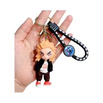 Chaveiro De Anime Demon Slayer Kimetsu No Yaiba, Pingente De Bolsa Com Personagens Fofos, Chaveiro