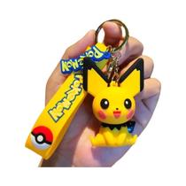 Chaveiro De Anime Fofo Para Meninas Com Pikachu, Snorlax E Eevee, Pingente Para Carro E Mochila,