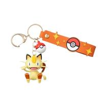 Chaveiro De Anime Pokémon Pikachu Gengar Meowth Pingentes Para Chaves De Carro Mochilas Decorações