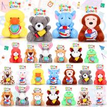 Chaveiro de bichos de pelúcia Blueweenly Back to School, 24 unidades