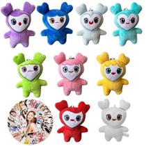 Chaveiro de boneca de pelúcia coreano KPOP Twice Momo 9 peças