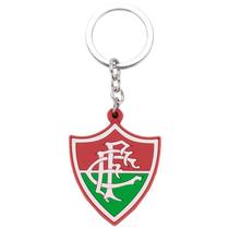 Chaveiro de borracha com brasão de time - fluminense Chaveiro de borracha com brasão de time - fluminense
