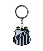 Chaveiro De Borracha Com Brasão De Time Santos