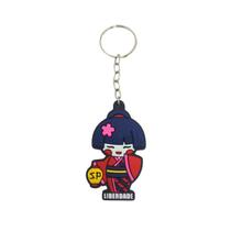 Chaveiro de Borracha Geek Gueixa Liberdade Chaveiro de Borracha Geek Gueixa Liberdade