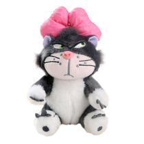 Chaveiro de brinquedo de pelúcia Mini boneca de gato de desenho animado de 12 cm