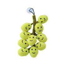Chaveiro de brinquedo de pelúcia Soft Cartoon Grape Cluster de 20 cm Chaveiro de brinquedo de pelúcia Soft Cartoon Grape Cluster de 20 cm