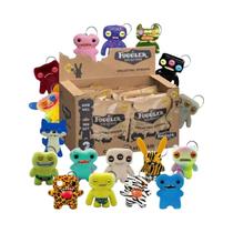 Chaveiro De Caixa Surpresa Com Figura De Monstro Feio, Coelho Louco Com Olhos Grandes E Sorriso