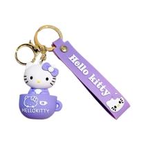 Chaveiro De Caneca Da Hello Kitty Para Mulheres, Kawaii, Presente Para Crianças Chaveiro De Caneca Da Hello Kitty Para Mulheres, Kawaii, Presente Para Crianças