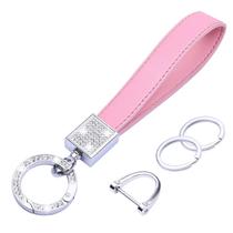 Chaveiro de carro Wisdompro Bling Leather Universal Rosa Chaveiro de carro Wisdompro Bling Leather Universal Rosa