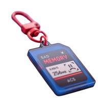 Chaveiro De Cartão De Memória Acrílico Estilo Kawaii, Acessório De Bolsa Trendy TikTok, Presente Chaveiro De Cartão De Memória Acrílico Estilo Kawaii, Acessório De Bolsa Trendy TikTok, Presente