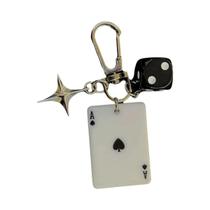 Chaveiro De Cartas De Jogo Em 3D Estereoscópico Com Estojo Para Fones De Ouvido