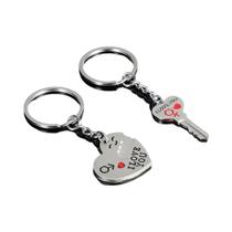 Chaveiro De Casal Em Metal Com Coração E Flecha 'Love You', Pingente Criativo E Secreto Chaveiro De Casal Em Metal Com Coração E Flecha 'Love You', Pingente Criativo E Secreto