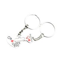 Chaveiro De Casal Em Prata, Presente Para Amantes, Lembranças De Casamento, Chaveiro Fashion,