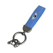 Chaveiro De Couro De Camurça Com Fivela De Ferradura Giratória De 360 graus Para BMW MINI Cooper