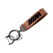 Chaveiro De Couro Genuíno BMW Para Chave De Carro Para M E46 E90 E60 F30 F10 E39 F20 E36 E87 X1 X3