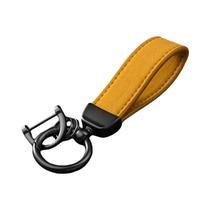 Chaveiro De Couro Suede Luxuoso Em Várias Cores, Acessórios De Presente Com Fivela De Cor Pura