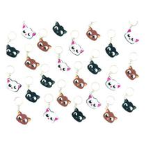 Chaveiro De Gato Variados 10un Branco Preto Marron Gatinho Novidade Chaveiro De Gato Variados 10un Branco Preto Marron Gatinho Novidade