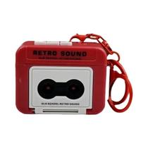 Chaveiro De Gravador De Fita Retrô Mini Caixa De Música Pingente Ornamento Para Mochila Presente De