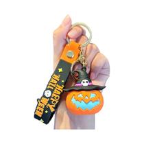 Chaveiro De Halloween Que Brilha No Escuro PVC Fantasma De Desenho Animado Abóbora Presente Festivo Chaveiro De Halloween Que Brilha No Escuro PVC Fantasma De Desenho Animado Abóbora Presente Festivo