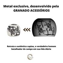 Chaveiro de laço Couro Cru Rústico Bege Chaveiro de laço Couro Cru Rústico Bege