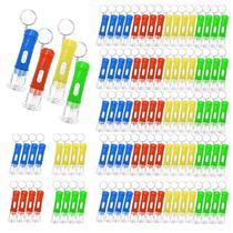 Chaveiro de lanterna SVICCOOKQ 100 peças em cores variadas Chaveiro de lanterna SVICCOOKQ 100 peças em cores variadas