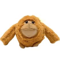 Chaveiro de macaco de pelúcia, lindo braço comprido marrom para mulheres e homens